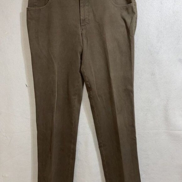 Meyer Diego Men's‎ Brown Straight Leg Flat Front Stretch Chinos Pants Size 40x33 - Picture 1 of 10
